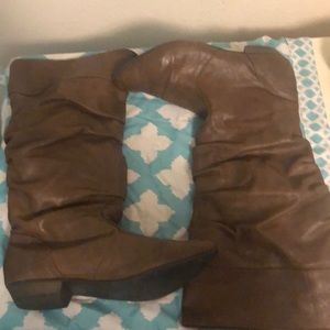 Long Brown Boots